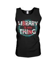 Library is my Thing Unisex Tank thumbnail