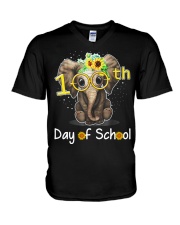 100TH DAY OF SCHOOL V-Neck T-Shirt thumbnail
