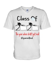 Librarian 2020 V-Neck T-Shirt thumbnail