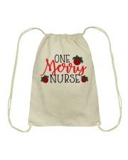ONE MERRY NURSE Drawstring Bag thumbnail