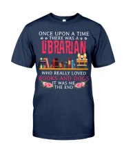 Librarian Books and Dogs Classic T-Shirt thumbnail