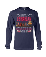 Librarian Books and Dogs Long Sleeve Tee thumbnail