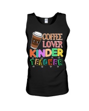 Coffee Lover Kinder Teacher Unisex Tank thumbnail