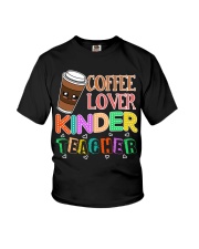Coffee Lover Kinder Teacher Youth T-Shirt thumbnail