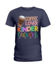 Coffee Lover Kinder Teacher Ladies T-Shirt thumbnail