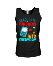 Calculate kindness into every day Unisex Tank thumbnail