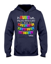 Music Sing Say Dance Play Hooded Sweatshirt thumbnail