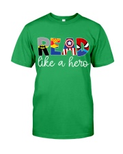 READ LIKE A HERO Classic T-Shirt front