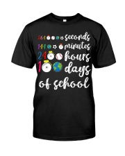 24 HOURS 100 DAYS OF SCHOOL Classic T-Shirt front