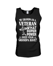 My grandpa is a Veteran Unisex Tank thumbnail