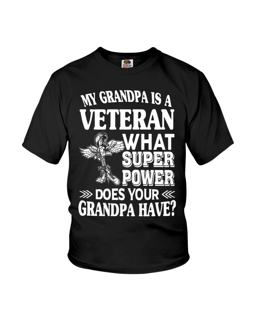 My grandpa is a Veteran Youth T-Shirt