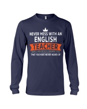 Never mess with an English Teacher Long Sleeve Tee thumbnail