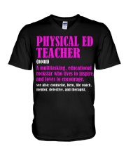 Physical Ed Teacher V-Neck T-Shirt thumbnail