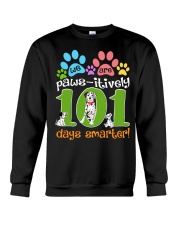 WE ARE PAWS-ITIVELY 101 DAYS SMARTER Crewneck Sweatshirt thumbnail