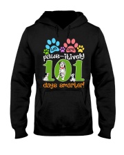 WE ARE PAWS-ITIVELY 101 DAYS SMARTER Hooded Sweatshirt thumbnail