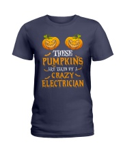 Perfect For Electrician Halloween Ladies T-Shirt thumbnail