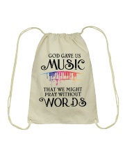 God Gave US MUSIC Drawstring Bag thumbnail