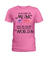 God Gave US MUSIC Ladies T-Shirt thumbnail