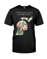 A Nurse cannot survive on wine alone Premium Fit Mens Tee thumbnail