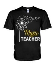 Music Teacher V-Neck T-Shirt thumbnail