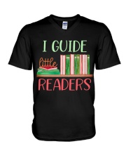 I GUIDE LITTLE READERS V-Neck T-Shirt thumbnail