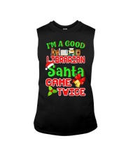 I'M A GOOD LIBRARIAN SANTA CAME TWICE Sleeveless Tee thumbnail