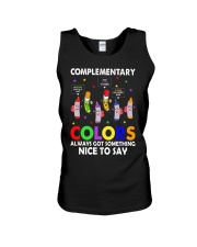 COMPLEMENTARY COLORS ALWAYS GOT SOMETHING Unisex Tank thumbnail