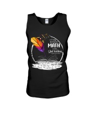 A DAY WITHOUT MATH IS LIKE JUST KIDDING Unisex Tank thumbnail