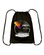 A DAY WITHOUT MATH IS LIKE JUST KIDDING Drawstring Bag thumbnail