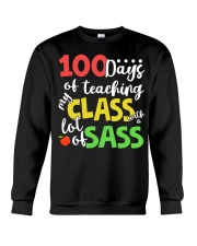 100 DAYS OF TEACHING MY CLASS WITH A LOT OF SASS Crewneck Sweatshirt thumbnail