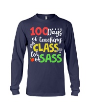 100 DAYS OF TEACHING MY CLASS WITH A LOT OF SASS Long Sleeve Tee thumbnail
