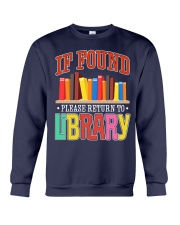 IF FOUND LIBRARY Crewneck Sweatshirt thumbnail