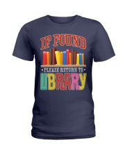 IF FOUND LIBRARY Ladies T-Shirt thumbnail