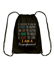 I am a Paraprofessional Drawstring Bag thumbnail
