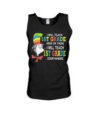 I WILL TEACH 1ST GRADE EVERYWHERE Unisex Tank thumbnail