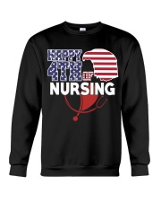 Happy 4TH of Nursing Crewneck Sweatshirt thumbnail