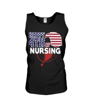 Happy 4TH of Nursing Unisex Tank thumbnail