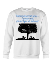 BOOKS ARE LIKE A TRUTH SERUM Crewneck Sweatshirt thumbnail