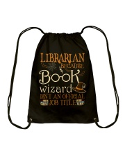 READ ALOUDS CHECK OUT BOOKMARKS COFFEE Drawstring Bag thumbnail