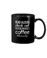 READ ALOUDS CHECK OUT BOOKMARKS COFFEE Mug thumbnail