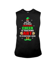 SPREAD CHRISTMAS CHEER IS TEACHING ART Sleeveless Tee thumbnail