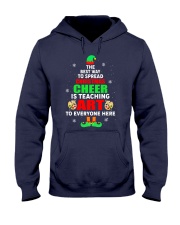 SPREAD CHRISTMAS CHEER IS TEACHING ART Hooded Sweatshirt thumbnail