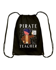 PIRATE TEACHER Drawstring Bag thumbnail