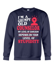 I'm a Grumpy Old Counselor Crewneck Sweatshirt thumbnail
