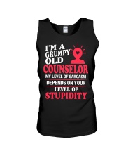 I'm a Grumpy Old Counselor Unisex Tank thumbnail