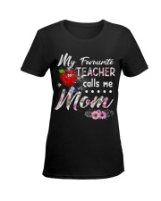 Teacher calls me Mom Ladies T-Shirt women-premium-crewneck-shirt-front