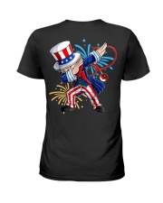 Nurse Dabbing Ladies T-Shirt back