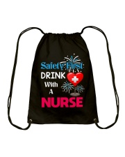 Nurse Dabbing Drawstring Bag thumbnail