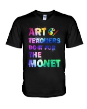 ART TEACHERS DO IT FOR THE MONET V-Neck T-Shirt thumbnail