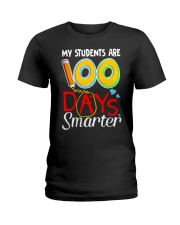 MY STUDENTS ARE 100 DAYS SMARTER Ladies T-Shirt thumbnail